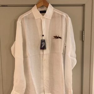 NEW Purple Label Polo Ralph Lauren Shirt XL Linen